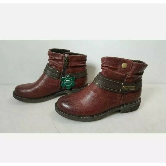 Spring Step Murna Brown Faux Leather 